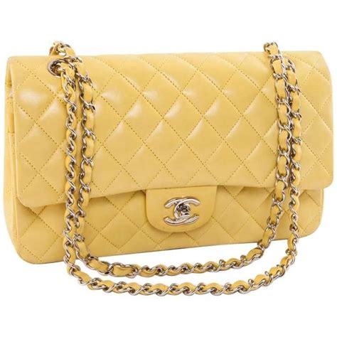 chanel yellow bag pack|classic flap bag Chanel.